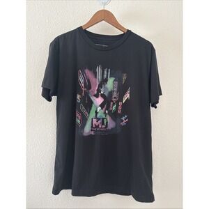 Michael Jackson MJ The Musical Creative Goods Unisex Tshirt Size Large Black